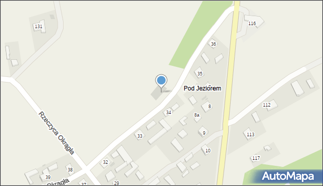Rzeczyca Okrągła, Rzeczyca Okrągła, 138, mapa Rzeczyca Okrągła