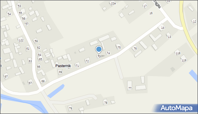 Rzeczyca Okrągła, Rzeczyca Okrągła, 73, mapa Rzeczyca Okrągła