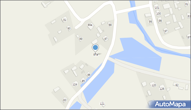 Rzeczyca Okrągła, Rzeczyca Okrągła, 87a, mapa Rzeczyca Okrągła
