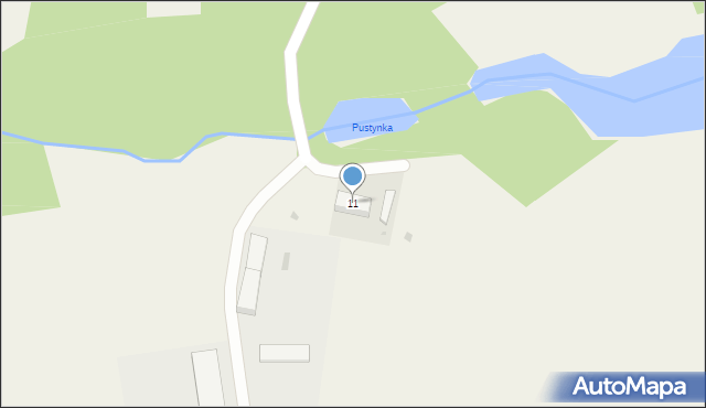 Rzeczyca Wielka, Rzeczyca Wielka, 11, mapa Rzeczyca Wielka