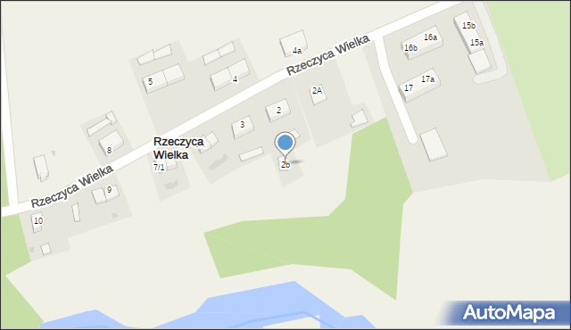Rzeczyca Wielka, Rzeczyca Wielka, 2b, mapa Rzeczyca Wielka
