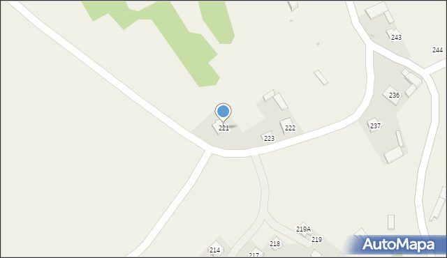 Rzeczyca Ziemiańska, Rzeczyca Ziemiańska, 221, mapa Rzeczyca Ziemiańska