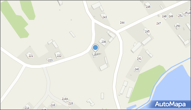 Rzeczyca Ziemiańska, Rzeczyca Ziemiańska, 237, mapa Rzeczyca Ziemiańska