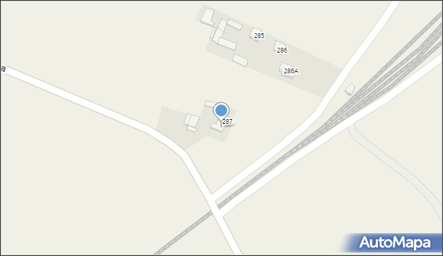 Rzeczyca Ziemiańska, Rzeczyca Ziemiańska, 287A, mapa Rzeczyca Ziemiańska