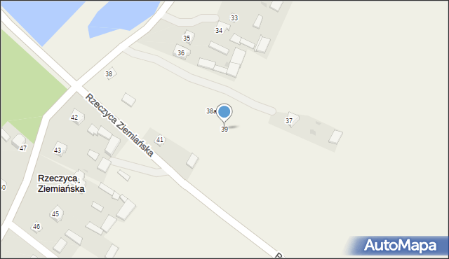 Rzeczyca Ziemiańska, Rzeczyca Ziemiańska, 39, mapa Rzeczyca Ziemiańska