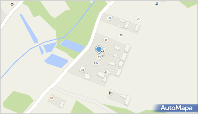 Rzeczyca Ziemiańska-Kolonia, Rzeczyca Ziemiańska-Kolonia, 33, mapa Rzeczyca Ziemiańska-Kolonia