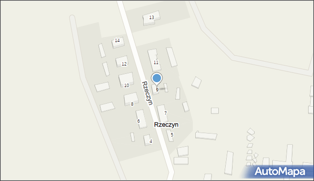 Rzeczyn, Rzeczyn, 9, mapa Rzeczyn