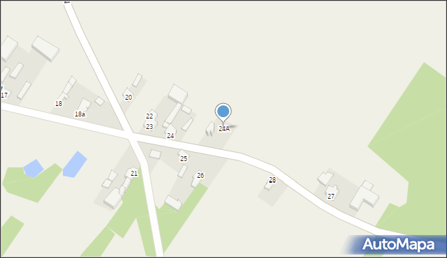 Rzędków, Rzędków, 24A, mapa Rzędków