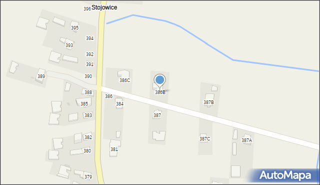Rzędzianowice, Rzędzianowice, 386B, mapa Rzędzianowice