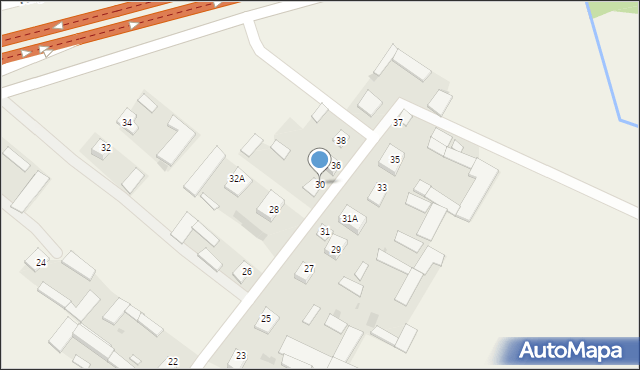 Rzędziany, Rzędziany, 30, mapa Rzędziany