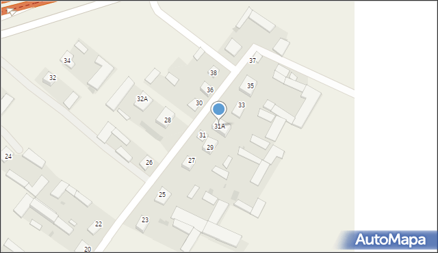 Rzędziany, Rzędziany, 31A, mapa Rzędziany