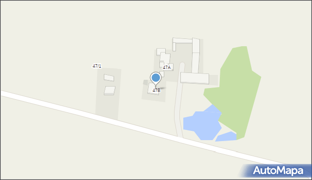 Rzędziany, Rzędziany, 47B, mapa Rzędziany