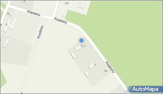 Rzędziny, Rzędziny, 7, mapa Rzędziny
