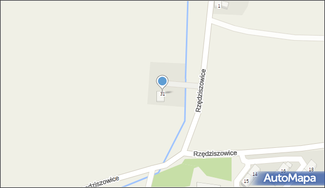 Rzędziszowice, Rzędziszowice, 31, mapa Rzędziszowice