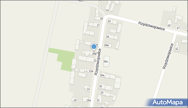 Rzędziwojowice, Rzędziwojowice, 35a, mapa Rzędziwojowice