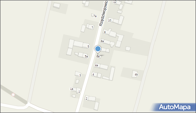 Rzędziwojowice, Rzędziwojowice, 6a, mapa Rzędziwojowice