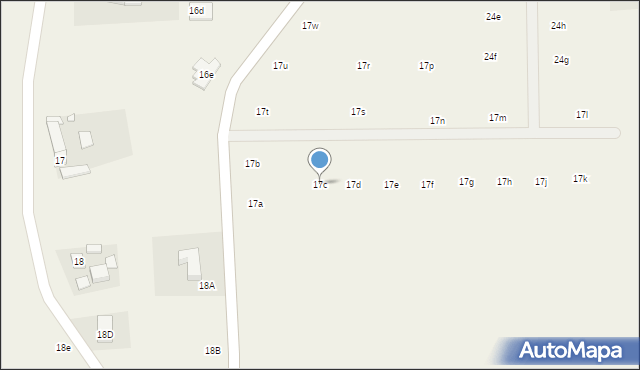 Rzegnowo, Rzegnowo, 17c, mapa Rzegnowo