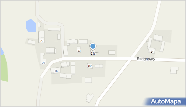 Rzegnowo, Rzegnowo, 23a, mapa Rzegnowo