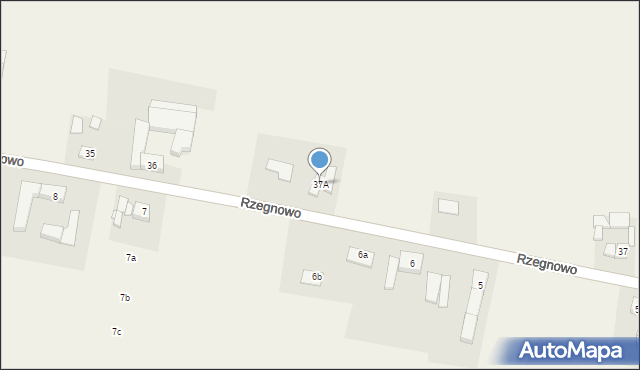 Rzegnowo, Rzegnowo, 37A, mapa Rzegnowo