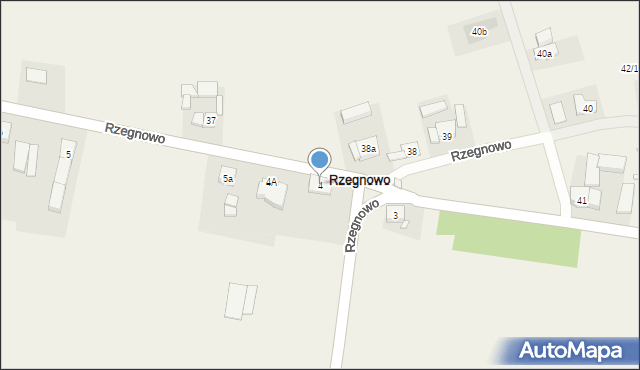 Rzegnowo, Rzegnowo, 4, mapa Rzegnowo