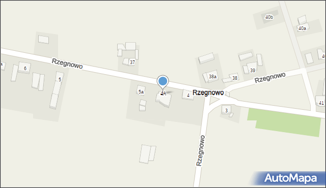 Rzegnowo, Rzegnowo, 4A, mapa Rzegnowo