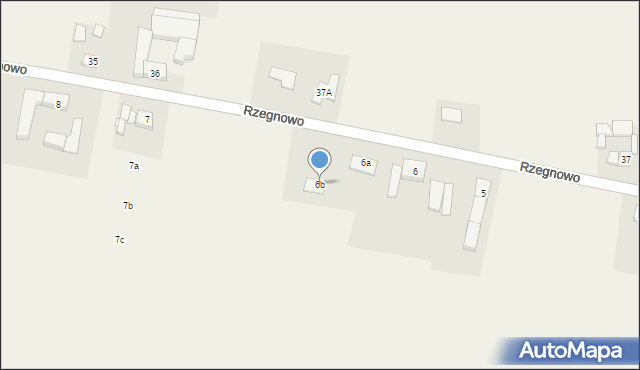 Rzegnowo, Rzegnowo, 6b, mapa Rzegnowo