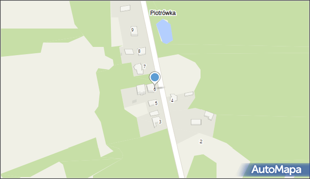 Rzegocin, Rzegocin, 6, mapa Rzegocin