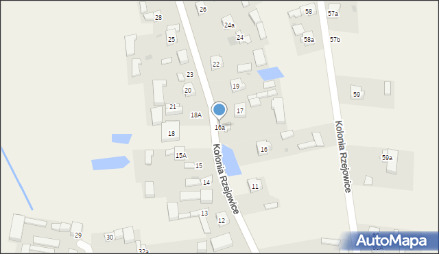 Rzejowice, Rzejowice, 16a, mapa Rzejowice