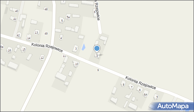 Rzejowice, Rzejowice, 2, mapa Rzejowice