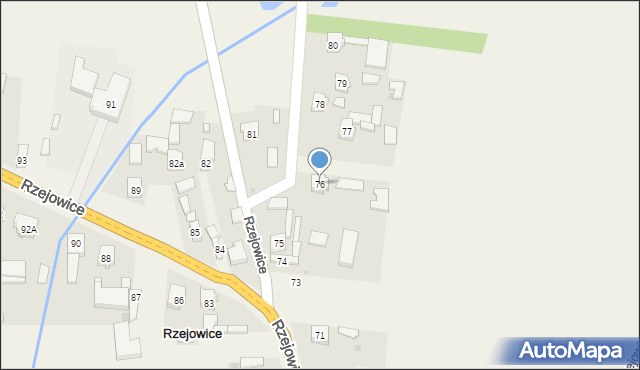 Rzejowice, Rzejowice, 76, mapa Rzejowice