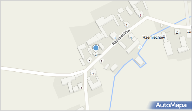 Rzemiechów, Rzemiechów, 4, mapa Rzemiechów
