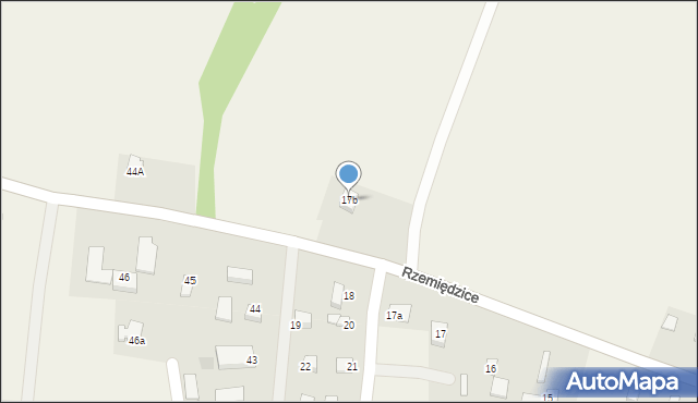 Rzemiędzice, Rzemiędzice, 17b, mapa Rzemiędzice