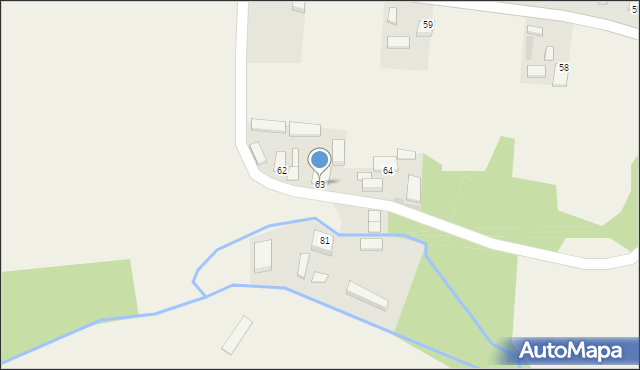 Rzemiędzice, Rzemiędzice, 63, mapa Rzemiędzice