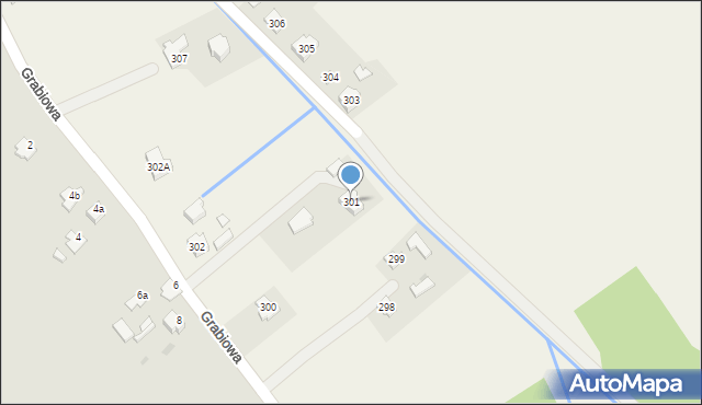 Rzemień, Rzemień, 301, mapa Rzemień