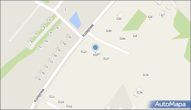 Rzemień, Rzemień, 311f, mapa Rzemień