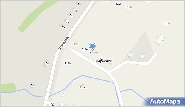 Rzemień, Rzemień, 311g, mapa Rzemień