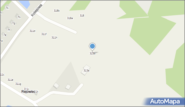 Rzemień, Rzemień, 313b, mapa Rzemień