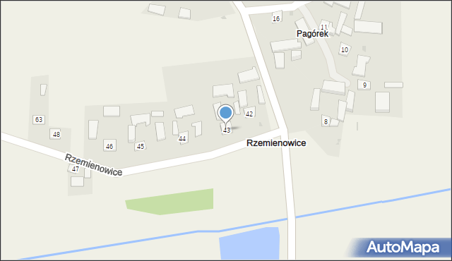 Rzemienowice, Rzemienowice, 43, mapa Rzemienowice