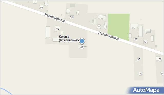 Rzemienowice, Rzemienowice, 62, mapa Rzemienowice