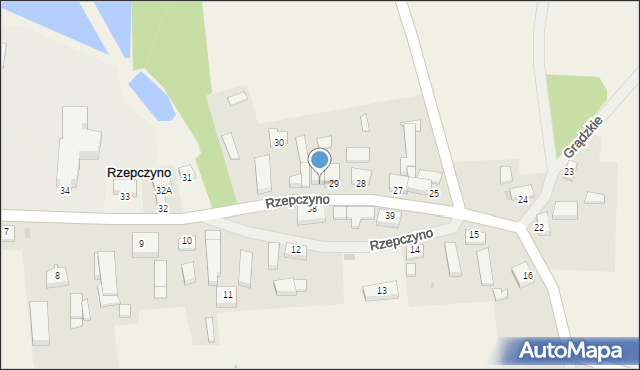Rzepczyno, Rzepczyno, 29/1, mapa Rzepczyno