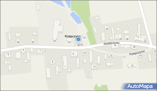 Rzepczyno, Rzepczyno, 32, mapa Rzepczyno