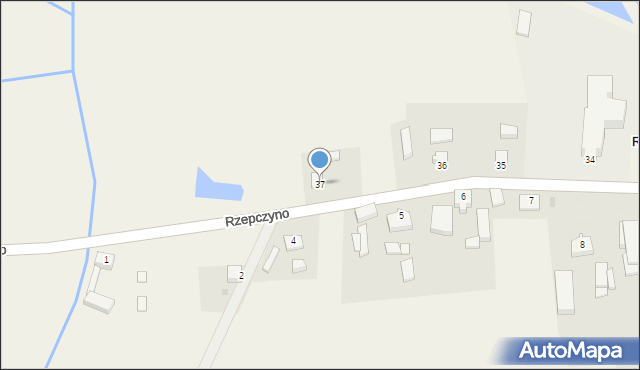 Rzepczyno, Rzepczyno, 37, mapa Rzepczyno