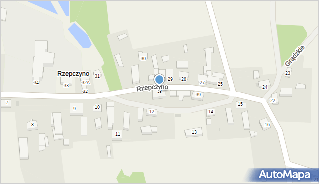 Rzepczyno, Rzepczyno, 38, mapa Rzepczyno