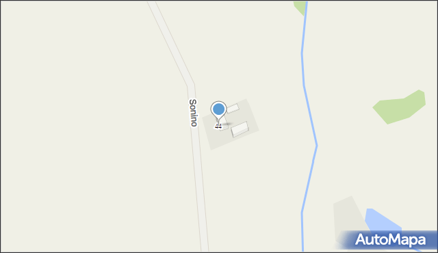 Rzepczyno, Rzepczyno, 44, mapa Rzepczyno