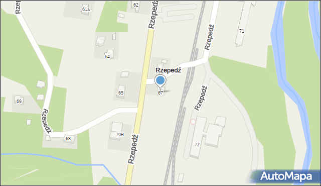 Rzepedź, Rzepedź, 67, mapa Rzepedź