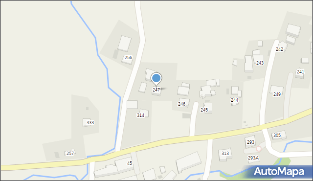 Rzepiennik Biskupi, Rzepiennik Biskupi, 247, mapa Rzepiennik Biskupi