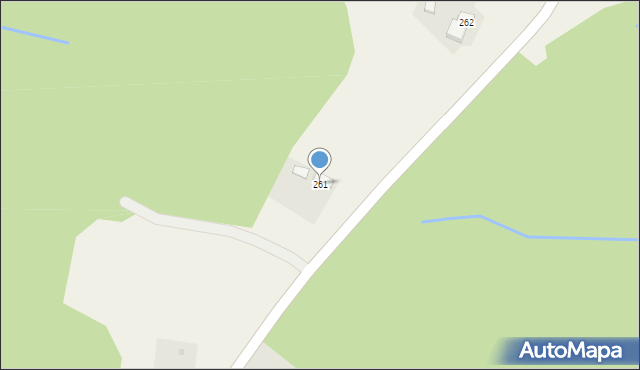 Rzepiennik Biskupi, Rzepiennik Biskupi, 261, mapa Rzepiennik Biskupi