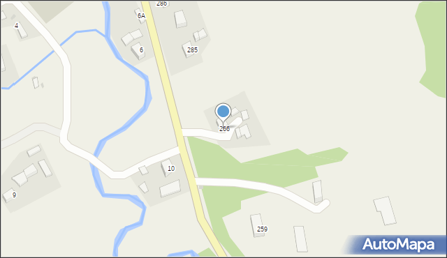 Rzepiennik Biskupi, Rzepiennik Biskupi, 266, mapa Rzepiennik Biskupi