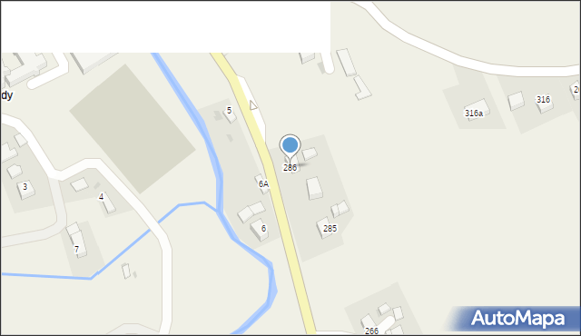 Rzepiennik Biskupi, Rzepiennik Biskupi, 286, mapa Rzepiennik Biskupi