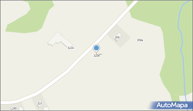 Rzepiennik Biskupi, Rzepiennik Biskupi, 310b, mapa Rzepiennik Biskupi